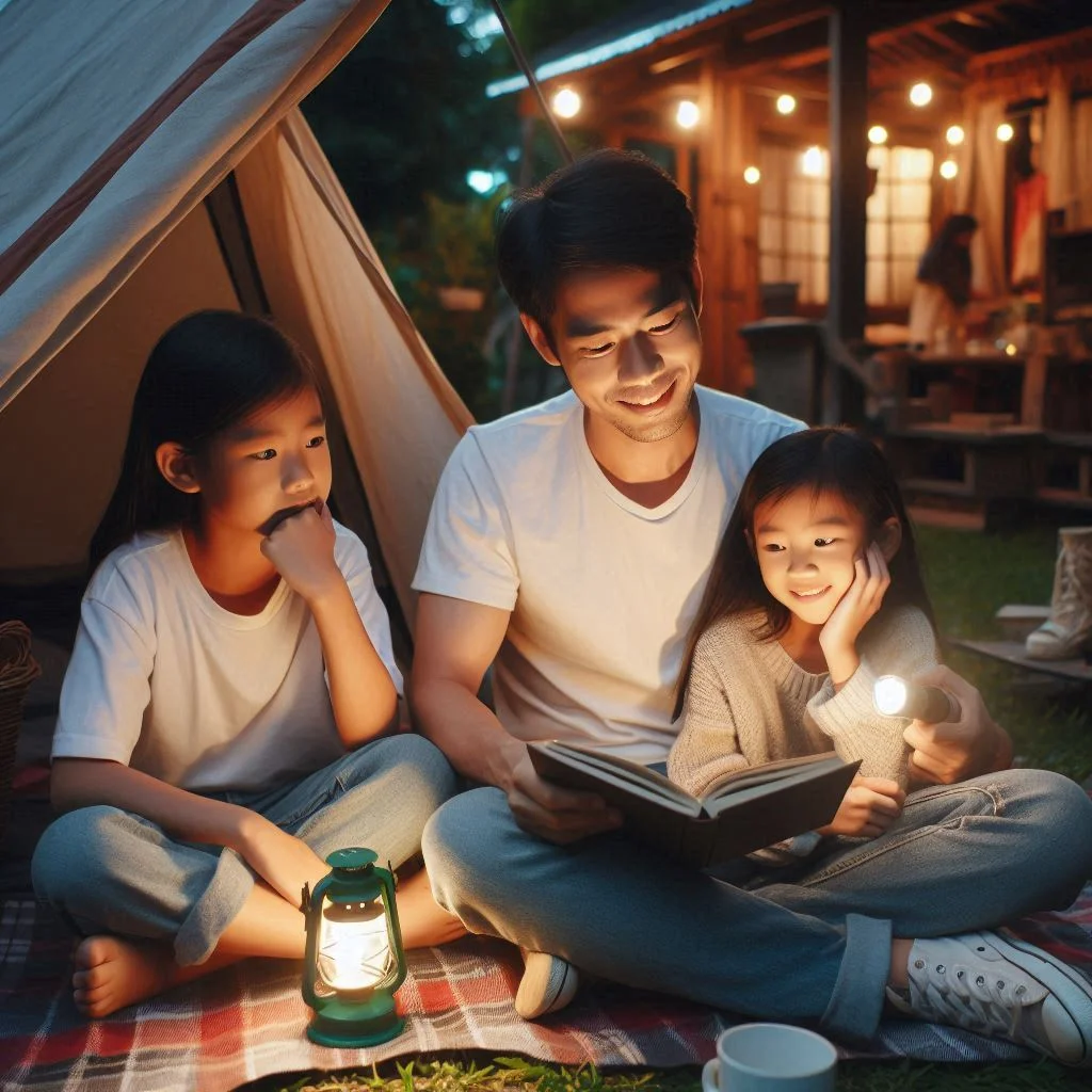Family Time - Backyard Camping