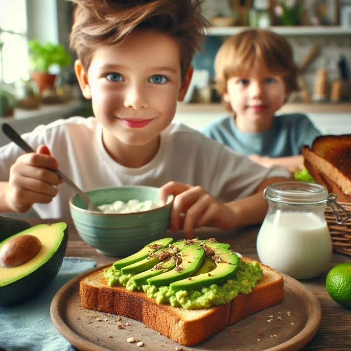 Easy And Quick Breakfast For Kids: Whole Grain Avocado Toast