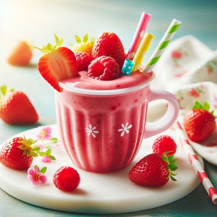 Healthy drink for kids, healthy recipes: Red Smoothie