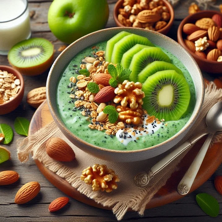 Green Smoothie Bowl: Healthy Recipes